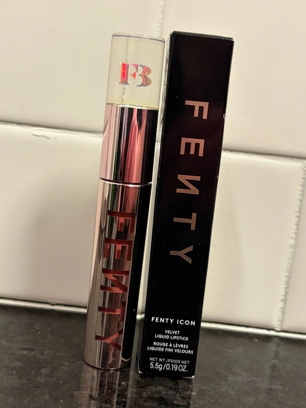 Fenty Beauty Fenty Icon Velvet Liquid Lipstick Shade: 07 Fashion Fiend - New